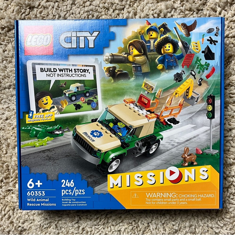 💫New Lego City Wild Animal Rescue Missions 60353 Factory Sealed